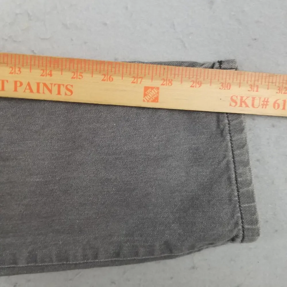 Levis 508 Jeans Mens 36x32‎ Gray Denim Regular Tapered Leg Casual Light Wash